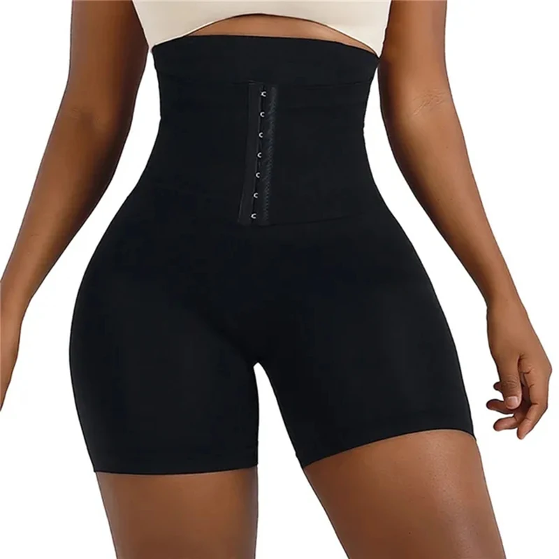 Shorty gainant taille haute femme avec contrôle du ventre et effet lifting fessier