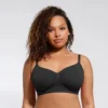 Soutien-gorge sans couture à maintien intégral et bretelles ajustables pour femmes