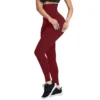 Legging taille haute avec poches pour femme, pantalon sauna et gainant