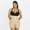 Culotte haute femme avec coussinets amovibles et gainant